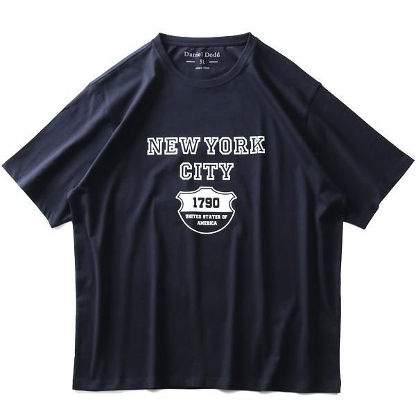 タダ割 大きいサイズ メンズ DANIEL DODD オーガニック プリント 半袖 Tシャツ NEW YORK CITY azt-200251