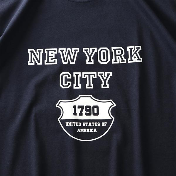 タダ割 大きいサイズ メンズ DANIEL DODD オーガニック プリント 半袖 Tシャツ NEW YORK CITY azt-200251