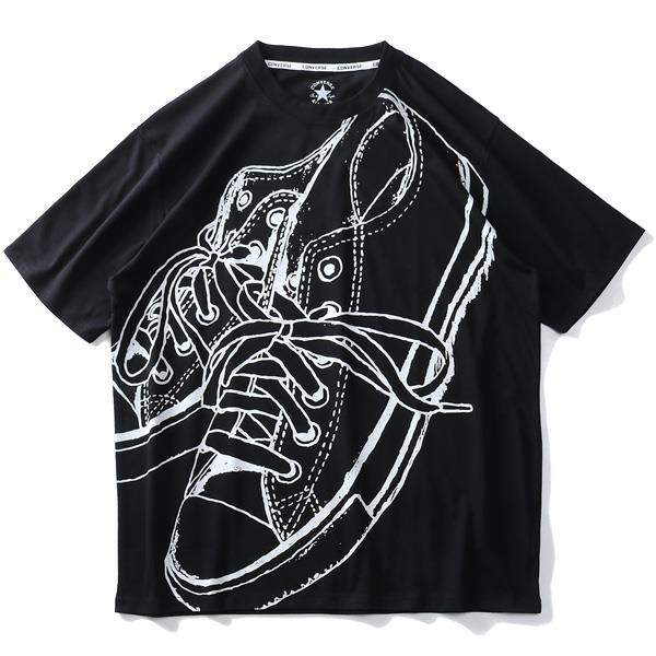 大きいサイズ メンズ CONVERSE コンバース ビッグ プリント 半袖 Tシャツ 0260-1106