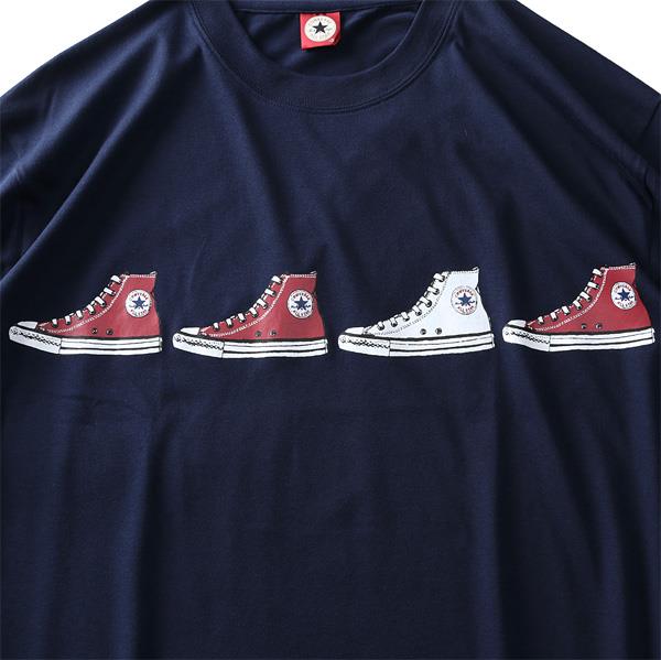 大きいサイズ メンズ CONVERSE コンバース プリント 半袖 Tシャツ 0260-1107