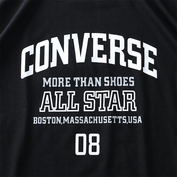 大きいサイズ メンズ CONVERSE コンバース 袖ライン プリント 半袖 Tシャツ 0260-1109