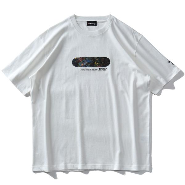 大きいサイズ メンズ AIRWALK エアウォーク プリント 半袖 Tシャツ 消臭抗菌 0260-1132