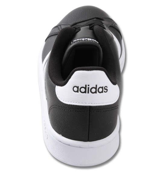 大きいサイズ メンズ adidas スニーカー GRANDCOURT LEA U コアブラック 1240-0264-2 29 30 31 32