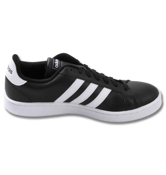 大きいサイズ メンズ adidas スニーカー GRANDCOURT LEA U コアブラック 1240-0264-2 29 30 31 32