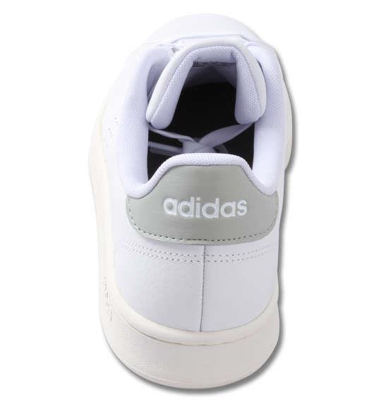 大きいサイズ メンズ adidas スニーカー ADVANCOURT LEA U フットウェアホワイト 1240-0265-1 29 30 31 32