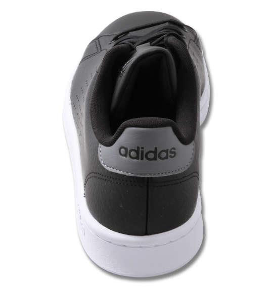 大きいサイズ メンズ adidas スニーカー ADVANCOURT LEA U コアブラック 1240-0265-2 29 30 31 32