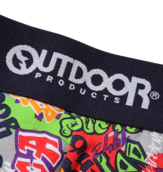 大きいサイズ メンズ OUTDOOR PRODUCTS グラフィティ ボクサーパンツ グレー 1249-0233-1 3L 4L 5L 6L