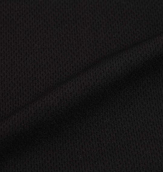 大きいサイズ メンズ 黒柴印和んこ堂 吸汗速乾 ハニカム メッシュ 半袖 Tシャツ + ハーフパンツ ブラック × ブラック 1258-0213-2 3L 4L 5L 6L 8L