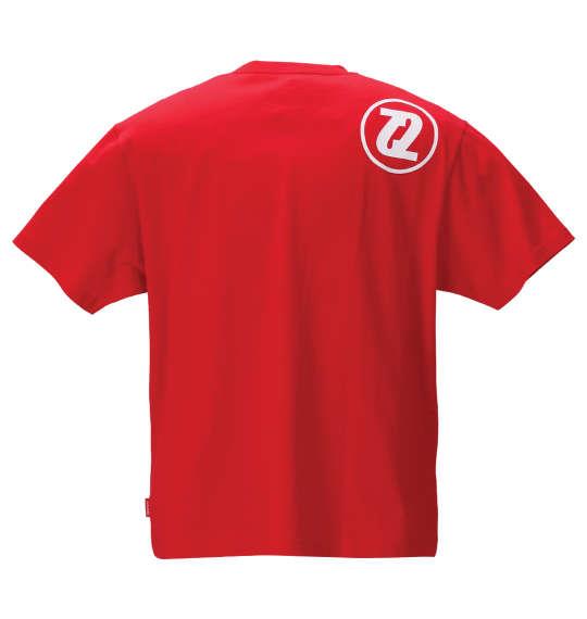 大きいサイズ メンズ SEVEN2 半袖 Tシャツ レッド 1268-0213-2 3L 4L 5L 6L