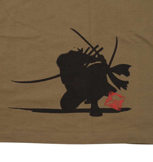 大きいサイズ メンズ ONE PIECE 半袖 Tシャツ カーキ 1268-0242-1 3L 4L 5L 6L 8L