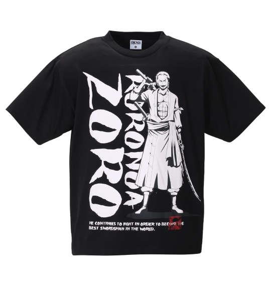 大きいサイズ メンズ ONE PIECE 半袖 Tシャツ ブラック 1268-0242-2 3L 4L 5L 6L 8L