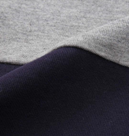 大きいサイズ メンズ H by FIGER 切替 半袖 Tシャツ ホワイト × ネイビー 1268-0250-1 3L 4L 5L 6L 8L