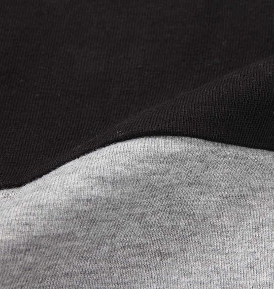 大きいサイズ メンズ H by FIGER 切替 ボーダー 半袖 ラガーシャツ ブラック × グレー 1268-0253-2 3L 4L 5L 6L 8L