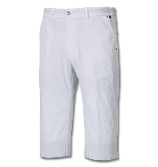 大きいサイズ メンズ FILA GOLF ストレッチ ツイル クロップド パンツ ホワイト 1274-0201-1 100 105 110 115 120 130