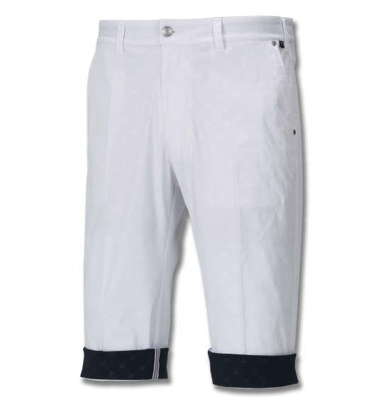 大きいサイズ メンズ FILA GOLF ストレッチ ツイル クロップド パンツ ホワイト 1274-0201-1 100 105 110 115 120 130