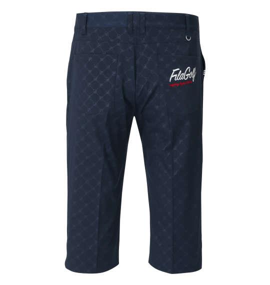 大きいサイズ メンズ FILA GOLF ストレッチ ツイル クロップド パンツ ネイビー 1274-0201-2 100 105 110 115 120 130