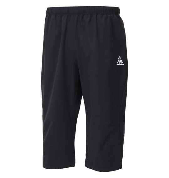 大きいサイズ メンズ LE COQ SPORTIF ストレッチ ドライ クロス クォーター パンツ ブラック 1274-0272-2 2L 3L 4L 5L 6L