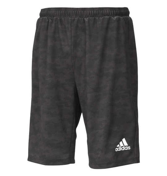 大きいサイズ メンズ adidas カモフラ柄 ハーフパンツ ブラックカモ 1274-0280-2 3XO 4XO 5XO 6XO 7XO 8XO