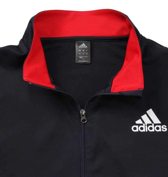 大きいサイズ メンズ adidas ウォームアップ ジャケット ネイビー 1276-0150-1 3XO 4XO 5XO 6XO 7XO 8XO