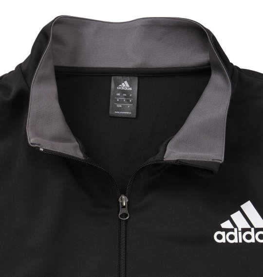 大きいサイズ メンズ adidas ウォームアップ ジャケット ブラック 1276-0150-2 3XO 4XO 5XO 6XO 7XO 8XO