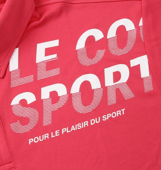 大きいサイズ メンズ LE COQ SPORTIF ドライ ピンメッシュ 半袖 ポロシャツ ローズドゥフォッション 1278-0233-1 2L 3L 4L 5L 6L