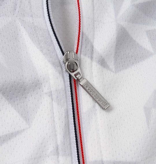 大きいサイズ メンズ LE COQ SPORTIF サンスクリーン ハーフジップ シャツ ホワイト 1278-0236-1 2L 3L 4L 5L 6L