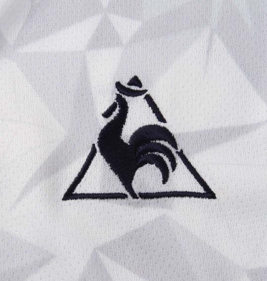 大きいサイズ メンズ LE COQ SPORTIF サンスクリーン ハーフジップ シャツ ホワイト 1278-0236-1 2L 3L 4L 5L 6L