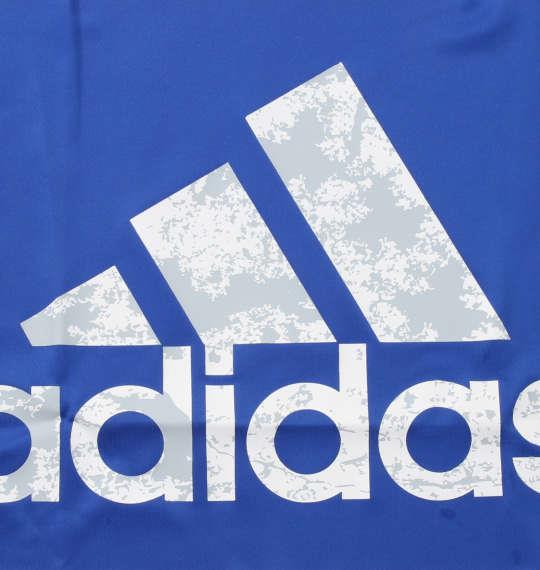 大きいサイズ メンズ adidas ビッグロゴ 半袖 Tシャツ ブルー 1278-0275-3 3XO 4XO 5XO 6XO 7XO 8XO