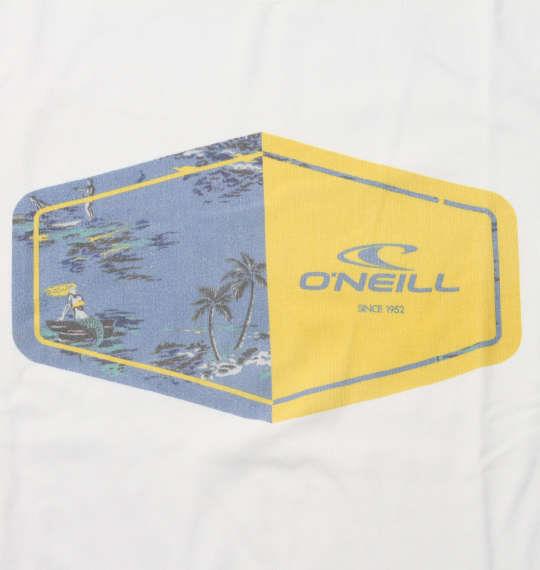 大きいサイズ メンズ O'NEILL 半袖 Tシャツ ホワイト 1278-0286-1 3L 4L 5L 6L