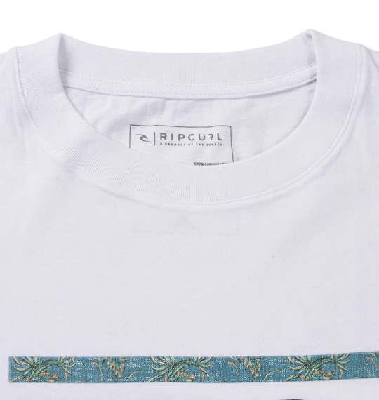 大きいサイズ メンズ RIP CURL UNDERDRIVE SPACEY 半袖 Tシャツ ホワイト 1278-0530-1 3L 4L 5L 6L