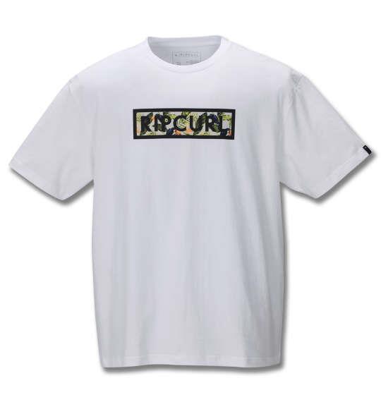 大きいサイズ メンズ RIP CURL BARBOSA BOX 半袖 Tシャツ ホワイト 1278-0531-1 3L 4L 5L 6L