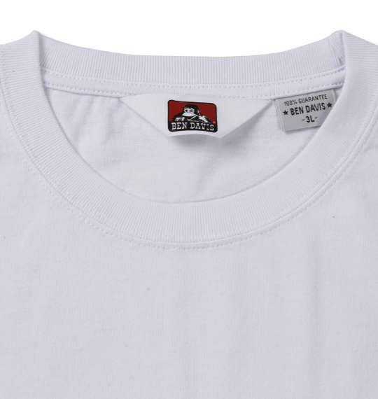 大きいサイズ メンズ BEN DAVIS ポケット 半袖 Tシャツ ホワイト 1278-0570-1 3L 4L 5L 6L