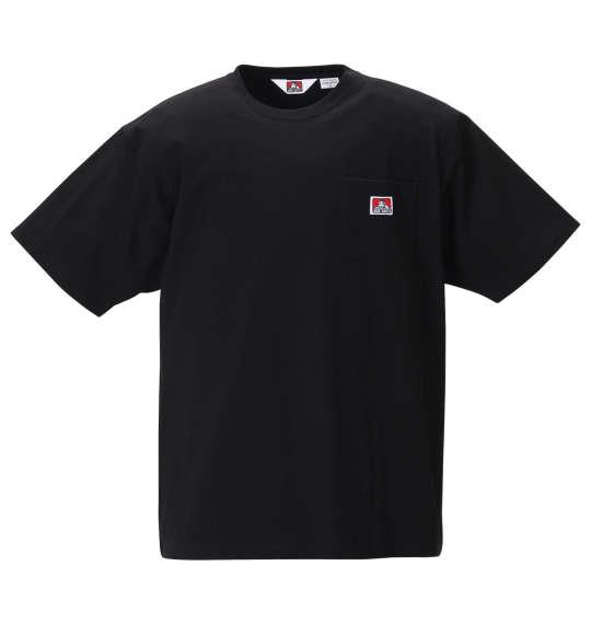 大きいサイズ メンズ BEN DAVIS ポケット 半袖 Tシャツ ブラック 1278-0570-2 3L 4L 5L 6L