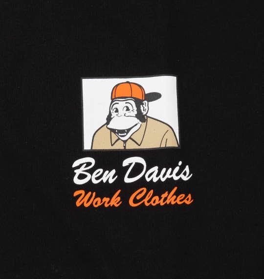 大きいサイズ メンズ BEN DAVIS ゴリラ プリント 半袖 Tシャツ ブラック 1278-0571-2 3L 4L 5L 6L