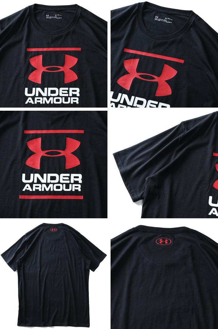 【WEB限定価格】ブランドセール 大きいサイズ メンズ UNDER ARMOUR アンダーアーマー ロゴ プリント 半袖 Tシャツ USA直輸入 1326849