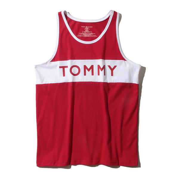 【WEB限定価格】ブランドセール 大きいサイズ メンズ TOMMY HILFIGER トミーヒルフィガー ロゴプリント タンクトップ USA直輸入 09t3547