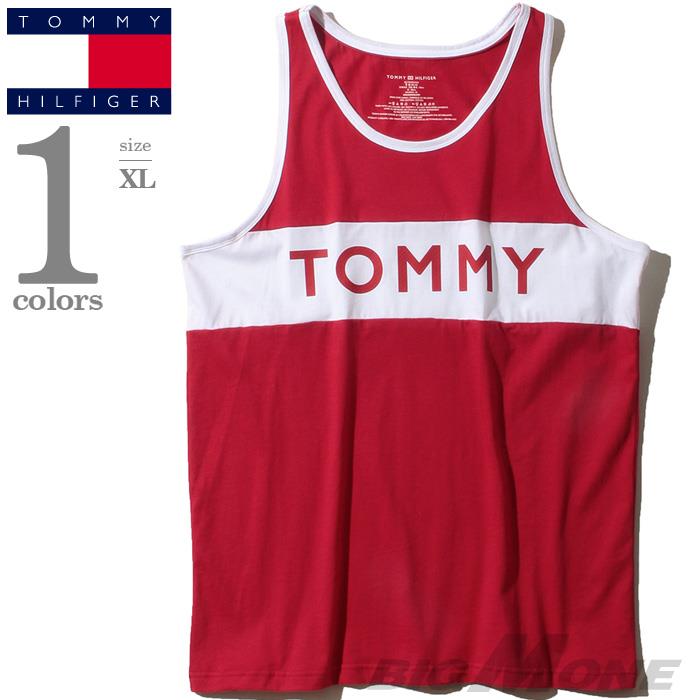 【WEB限定価格】ブランドセール 大きいサイズ メンズ TOMMY HILFIGER トミーヒルフィガー ロゴプリント タンクトップ USA直輸入 09t3547