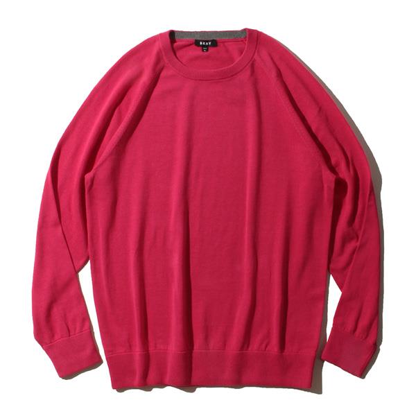 【WEB限定価格】ブランドセール 大きいサイズ メンズ DKNY ダナキャラン クルーネック 長袖 セーター USA直輸入 43ns301