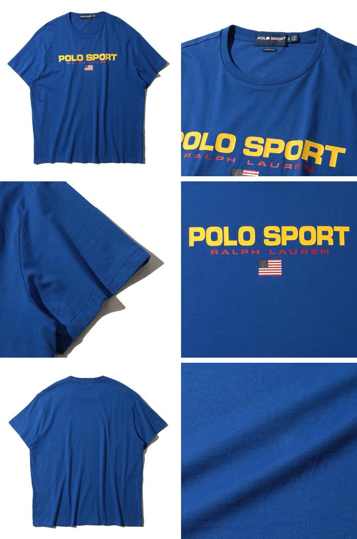 【WEB限定価格】ブランドセール 大きいサイズ メンズ POLO RALPH LAUREN ポロ ラルフローレン プリント 半袖 Tシャツ USA直輸入 710750444