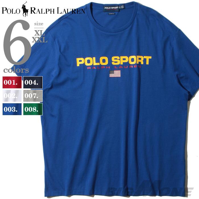 【WEB限定価格】ブランドセール 大きいサイズ メンズ POLO RALPH LAUREN ポロ ラルフローレン プリント 半袖 Tシャツ USA直輸入 710750444