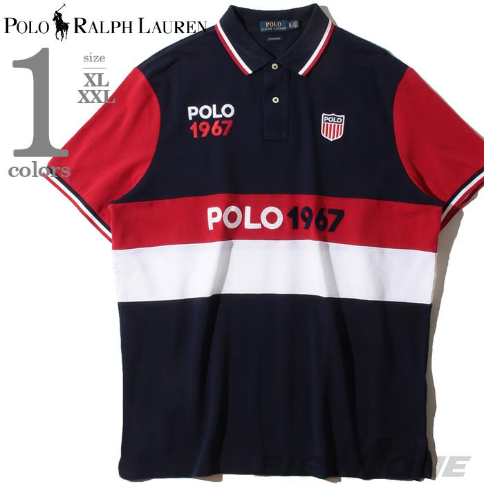 【WEB限定価格】ブランドセール 大きいサイズ メンズ POLO RALPH LAUREN ポロ ラルフローレン 半袖 デザイン 鹿の子 ポロシャツ USA直輸入 710781171