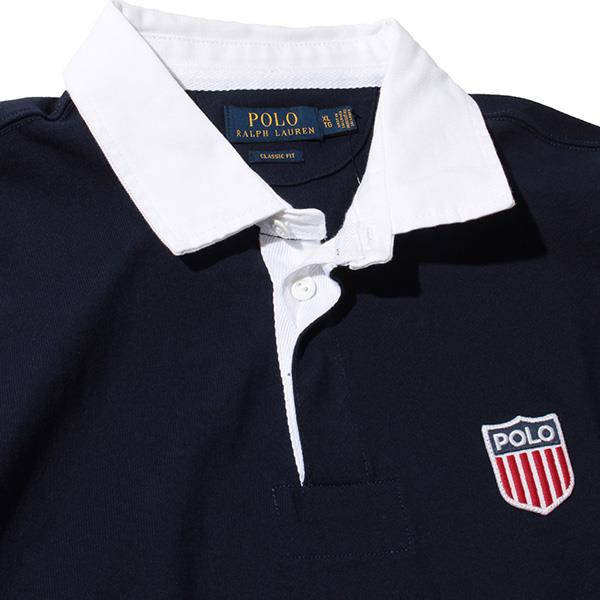 【WEB限定価格】ブランドセール 大きいサイズ メンズ POLO RALPH LAUREN ポロ ラルフローレン 長袖 ラガーシャツ ポロシャツ USA直輸入 710781173