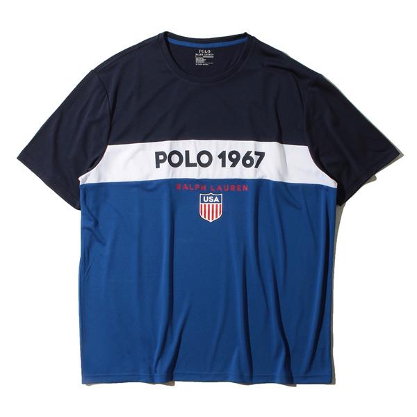 【WEB限定価格】ブランドセール 大きいサイズ メンズ POLO RALPH LAUREN ポロ ラルフローレン プリント 半袖 Tシャツ USA直輸入 710781277