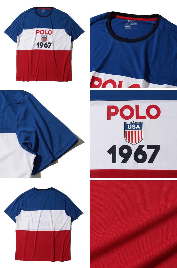 【WEB限定価格】ブランドセール 大きいサイズ メンズ POLO RALPH LAUREN ポロ ラルフローレン プリント 半袖 Tシャツ USA直輸入 710781280