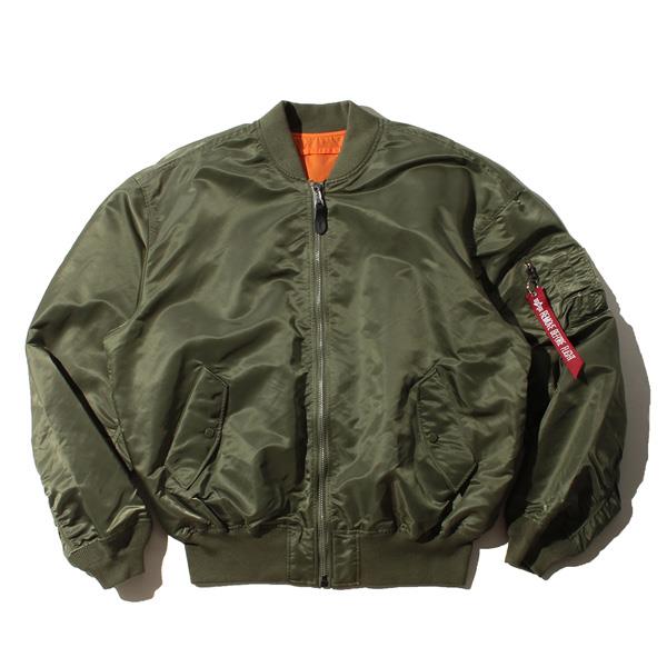 【WEB限定価格】ブランドセール 大きいサイズ メンズ ALPHA INDUSTRIES アルファインダストリーズ MA-1 フライト ジャケット USA直輸入 mjl49004c1