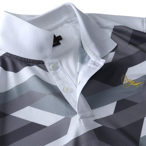 【WEB限定価格】【golf1】大きいサイズ メンズ Bowerbirds Works 吸汗速乾 転写 半袖 ゴルフ ポロシャツ azpr-200295