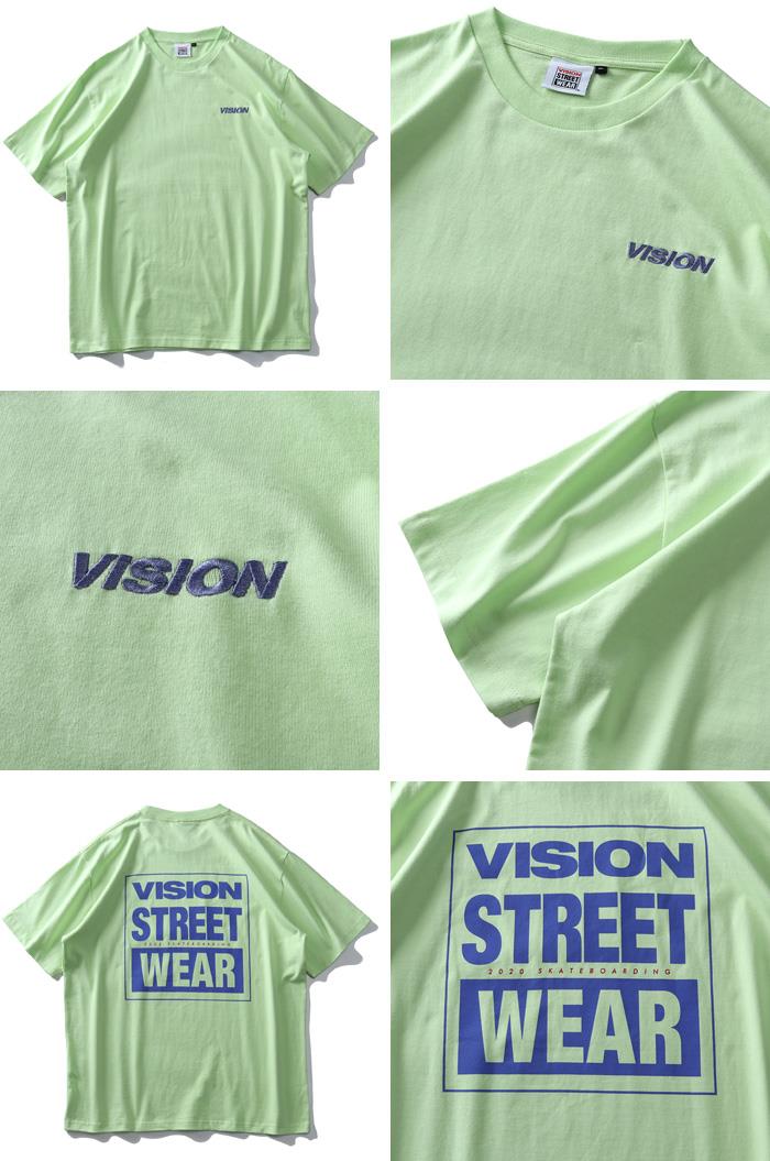 大きいサイズ メンズ VISION STREET WEAR ロゴ プリント 半袖 Tシャツ 0504116