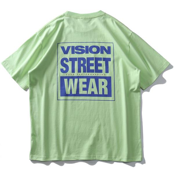 大きいサイズ メンズ VISION STREET WEAR ロゴ プリント 半袖 Tシャツ 0504116