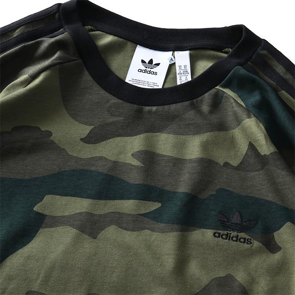 【WEB限定価格】ブランドセール 大きいサイズ メンズ ADIDAS アディダス 迷彩柄 3ストライプ ラグラン 半袖 Tシャツ USA直輸入 fm3351