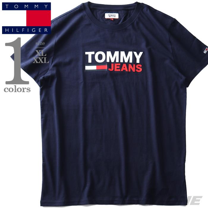 【WEB限定価格】ブランドセール 大きいサイズ メンズ TOMMY HILFIGER トミーヒルフィガー プリント 半袖 Tシャツ USA直輸入 dm07843c87